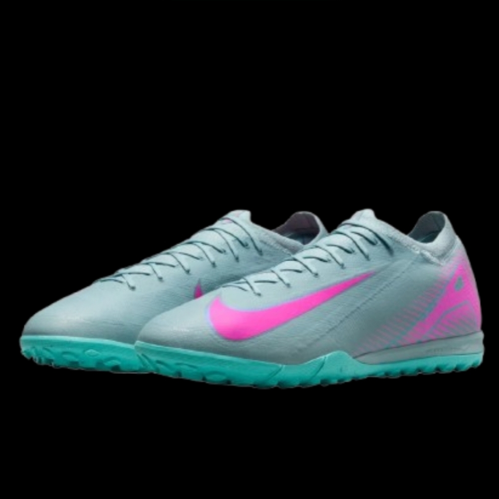 Nike Zoom Mercurial Vapor 16 Pro Turf Soccer Mens Size 13 Ocean Blue Pink Teal